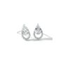 Riva Earrings White Gold Lab Grown Diamond, thumbnail 2 of 5