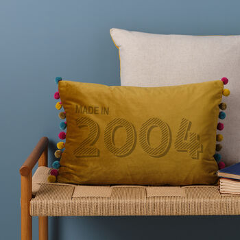 Personalised 21st Birthday Velvet Cushion, 4 of 12