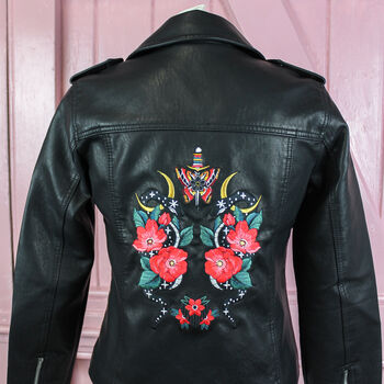 New Beginnings Bridal Leather Jacket, 2 of 10