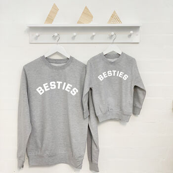 Besties Parent And Child Sweatshirt Set, 3 of 11