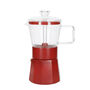 Naples Glass Espresso Maker In Cherry Red, thumbnail 4 of 5
