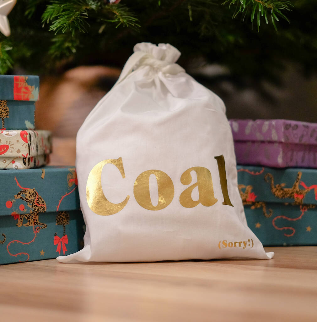 coal bags for christmas