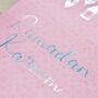 Ramadan Chocolate Countdown Calendar Pink And Glitter, thumbnail 2 of 7