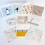 Luxury Box Set Of 20 Bird Design Greeting Cards, thumbnail 3 of 3