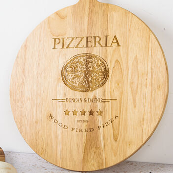 Personalised Couple's Pizza Board, 4 of 9