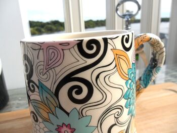 Tankard Mug In Woodstock Design, 4 of 11