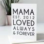 Personalised Mama Mother's Day Card, thumbnail 4 of 4
