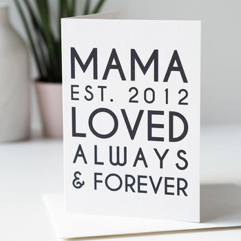 Personalised Mama Mother's Day Card, 4 of 4