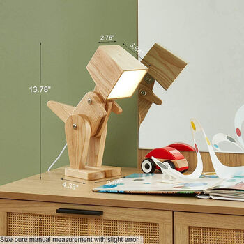 Dinosaur Nordic Bedside Table Lamp, 3 of 4