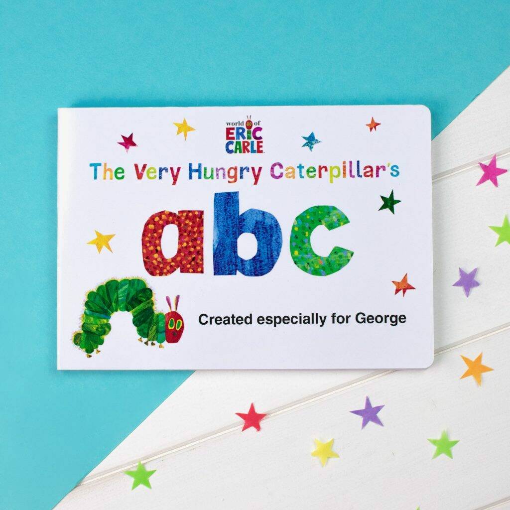 Personalised Very Hungry Caterpillar Board Book – Abc, 1 of 8