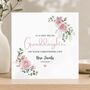 Granddaughter Christening Card, Pink Roses Baptism Card, Any Relationship, thumbnail 1 of 6
