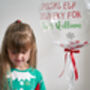 Personalised Christmas Elf Arrival Bubble Balloon, thumbnail 3 of 5