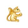 Vintage Gold Squirrel Brooch, thumbnail 1 of 2