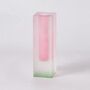 Monaco D'or Rose Pink Ombre Frosted Stem Gift Vase, thumbnail 3 of 8