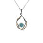 Undulating Blue Topaz Necklace, thumbnail 4 of 7