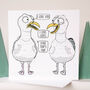 Funny Seagull Love Card, thumbnail 1 of 4
