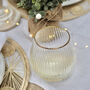 Pair Of Gold Rimmed Balloon Stemless Glasses, thumbnail 4 of 6