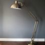 Brushed Gold Angled Floor Lamp, thumbnail 1 of 2