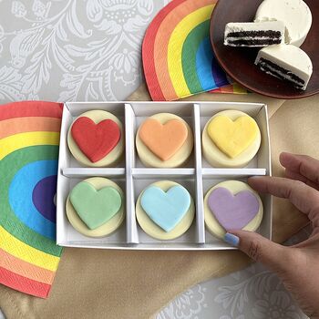 Pride/Lgbtq Chocolate Dipped Chocolate Coated Oreo Gift, 10 of 10