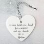 Meaningful 'Nana' Hanging Heart Decoration, thumbnail 3 of 5