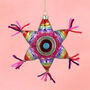 Glass Pinata Star Christmas Tree Decoration, thumbnail 1 of 3