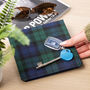 Blue Badge Wallet, Keyring And Radar Key In Blackwatch Tartan, thumbnail 1 of 3