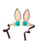 Pom Pom Bunny Ears, Turquoise, thumbnail 3 of 4