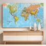 Giant Canvas World Map, thumbnail 4 of 12