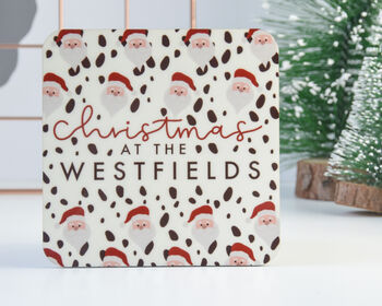 Personalised Family Christmas Coaster, 3 of 6