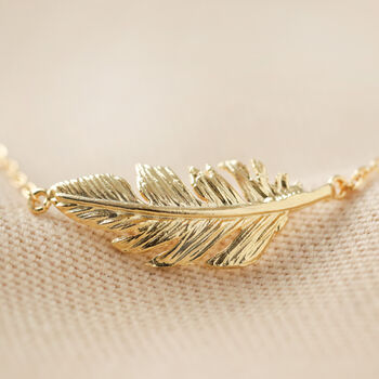 Feather Pendant Necklace, 5 of 11