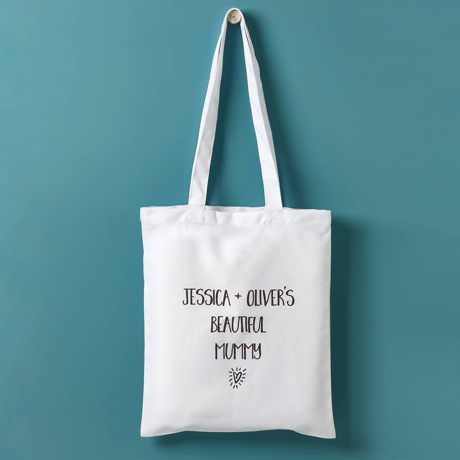 Personalised Mummy Tote Bag By Sunday's Daughter | notonthehighstreet.com