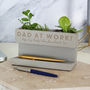Personalised Concrete Pen Pot Planter, thumbnail 1 of 4