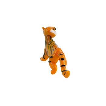 Artisan Glass Tiger In Gift Box | Collectable | Glass Animal | Home Decor, 5 of 5