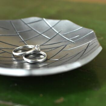 Ten Sided Iron Dish Patterned With Choice Of Finish, 5 of 11