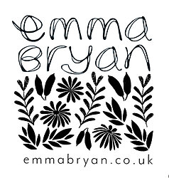 Pretty elegant logo for Emma Bryan Design on Not on the High Street