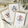 Funny Pun Christmas Cards, Multi Pack Of 12, Eco Friendly Plantable Wildflower, thumbnail 2 of 4
