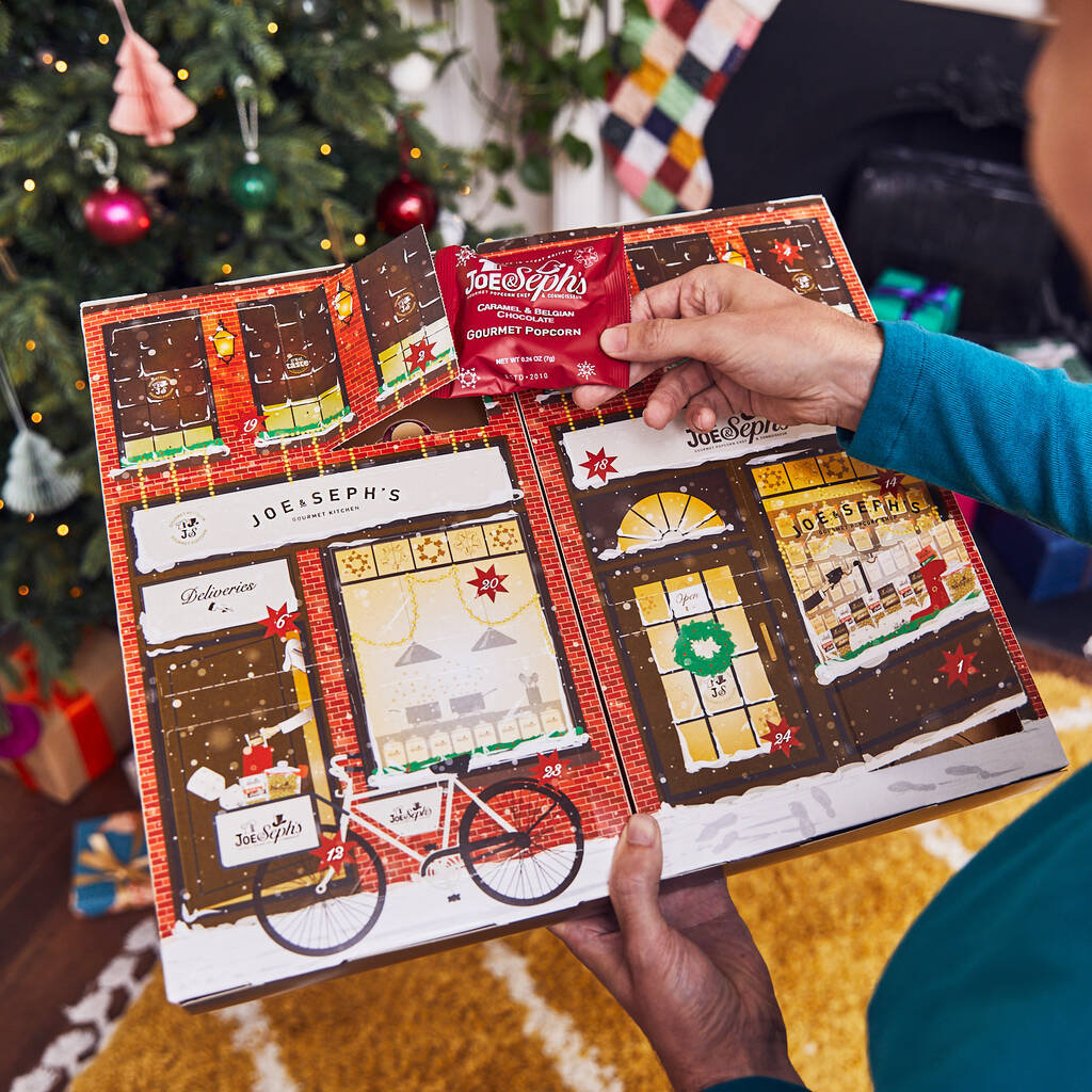 Gourmet Popcorn Advent Calendar 12 Flavours 24 Window By Joe Seph s 