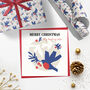 Personalised Matisse Inspired Christmas Card Bird, thumbnail 2 of 2