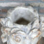 7 Kg Large 41cm Distressed Stone Effect Lion’s Head Planter, thumbnail 4 of 5