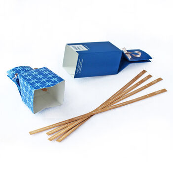 Six Reusable 'Midnight Blue' Christmas Crackers, 3 of 6
