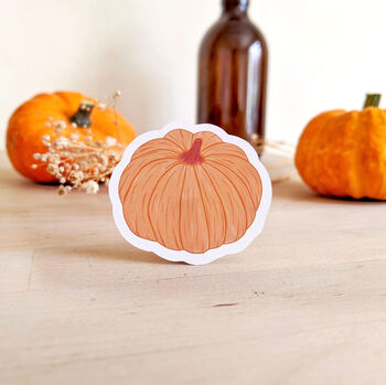 Pumpkin Patch Illustrated Sticker Set, 3 of 6