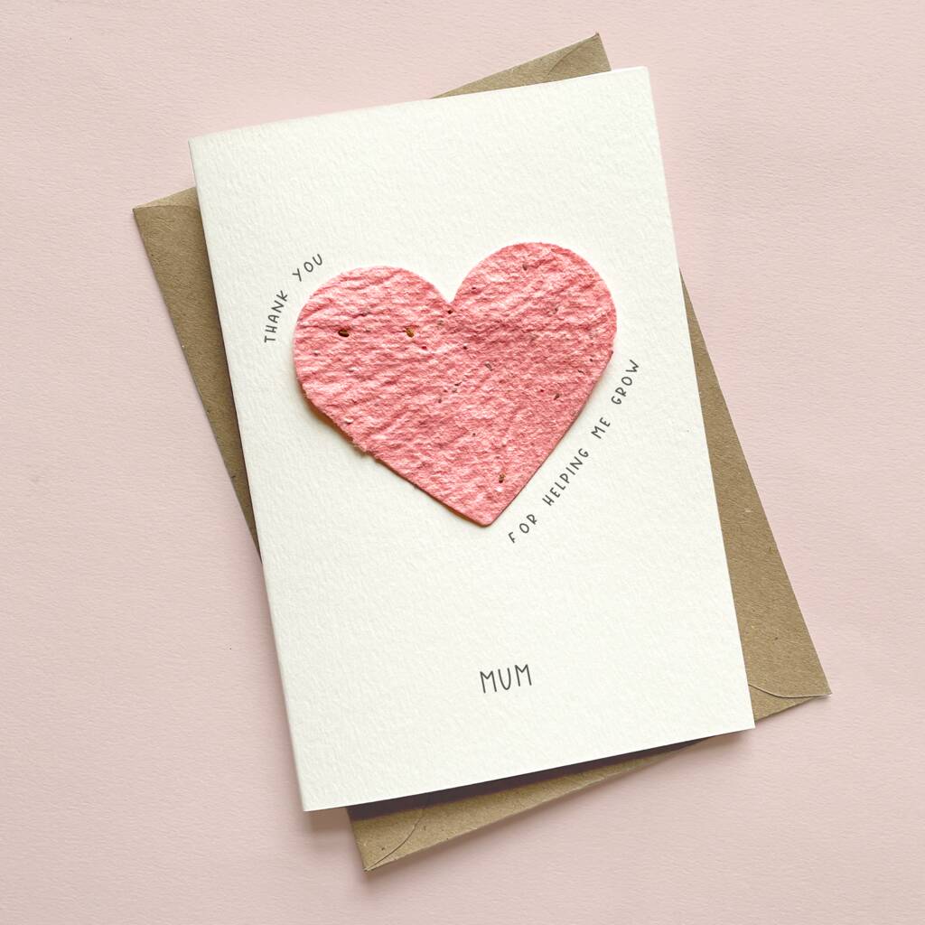 Plantable Heart Mother's Day Card By Sarah Catherine ...