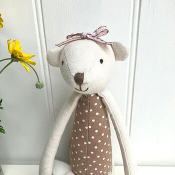 Personalised Linen Soft Toy, 3 of 4