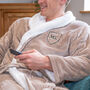 Personalised Sherpa Style Monogrammed Robe, thumbnail 11 of 12