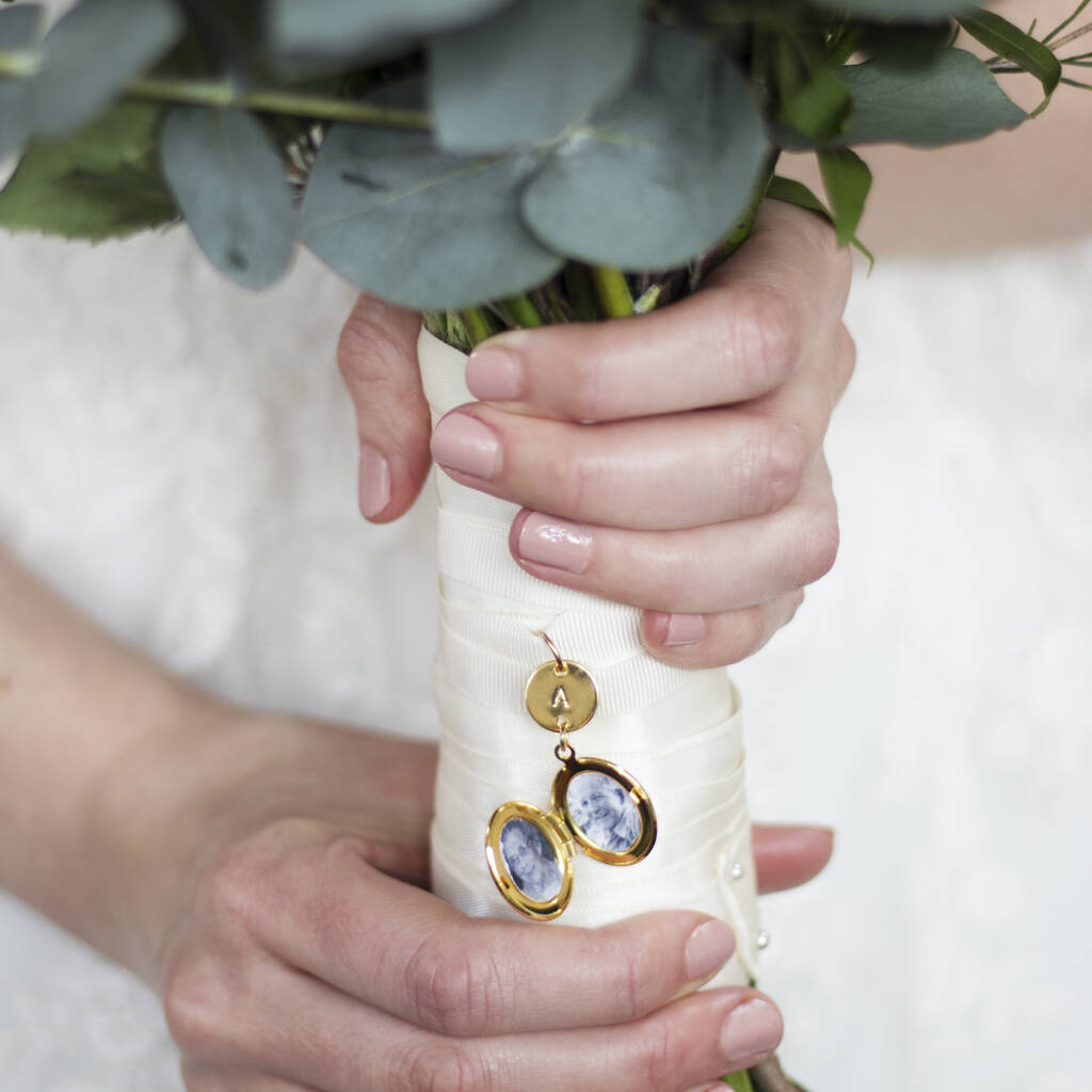 Personalised Wedding Bouquet Locket By Eclectic Eccentricity