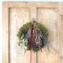 Dried Moss Wreath With Swag, thumbnail 2 of 4