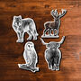 Wild Animal Sticker Pack, thumbnail 1 of 5
