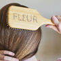 Personalised Floral Lettering Paddle Hair Brush, thumbnail 1 of 1