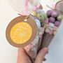 Easter Hot Chocolate Cone Gift With Mini Marshmallows And Chocolate Mini Eggs, thumbnail 3 of 3