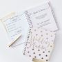 Luxury Gold Foiled Wedding Planner, thumbnail 1 of 3